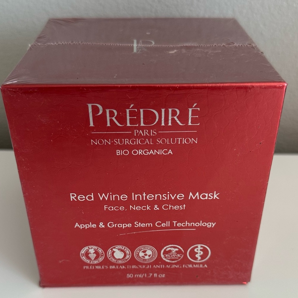 New Sealed PREDIRE PARIS Red Wine Intensive Cream Face, Neck Chest, 50ml